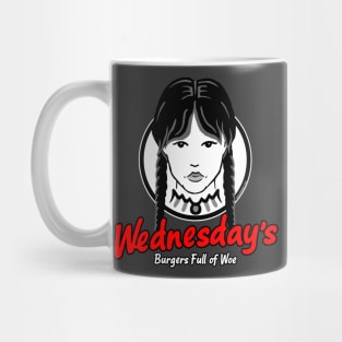 Wednesday's Burgers Full Of Woe (Wendy's Wednesday Addams Parody by @UselessRob) Mug